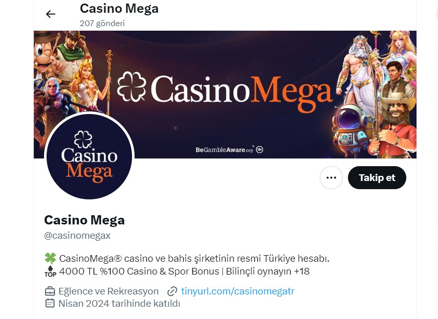 Casinomega Twitter